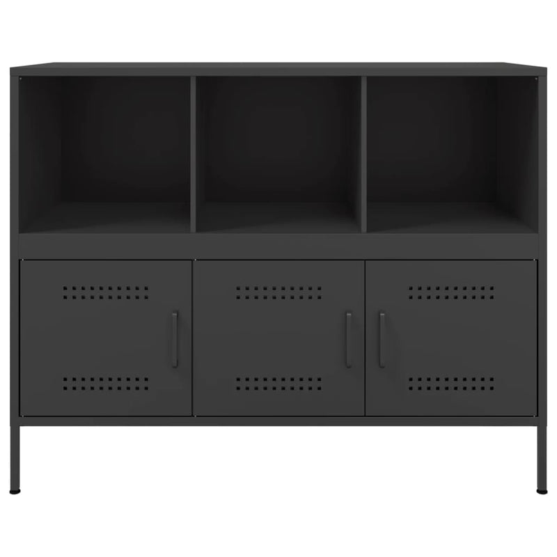 Sideboard Black 100.5x39x79 cm Steel