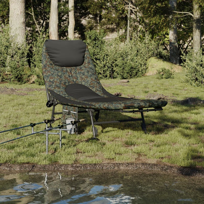 Fishing Bed with Adjustable Mud Legs Foldable Camouflage