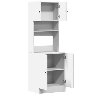 Kitchen Cabinet White 60x50x180 cm Engineered Wood