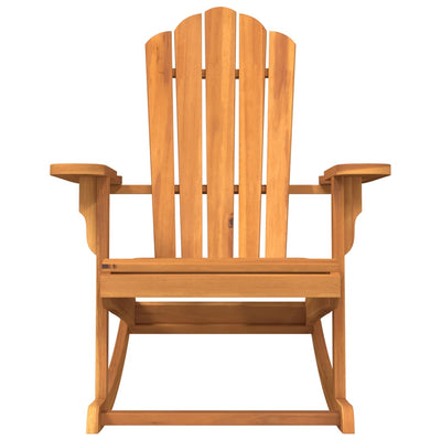 Garden Adirondack Rocking Chair Solid Wood Teak