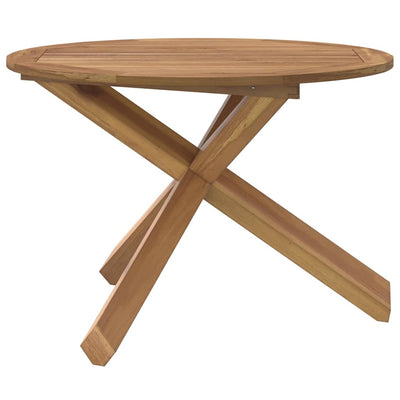 Garden Table Ø109x74 cm Solid Wood Teak