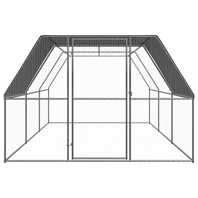 Chicken Cage 3x6x2 m Galvanised Steel