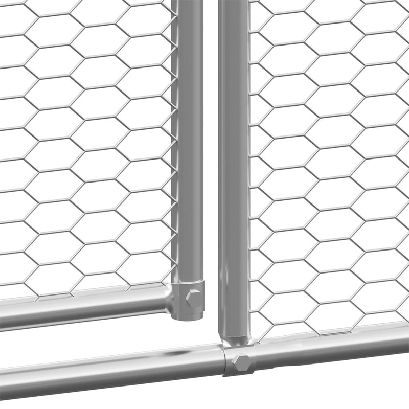 Chicken Cage 2x10x2 m Galvanised Steel