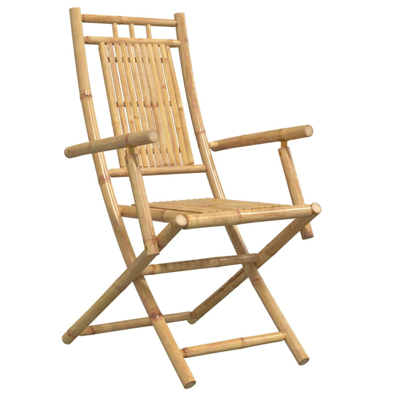 Folding Garden Chairs 6 pcs 53x66x99 cm Bamboo