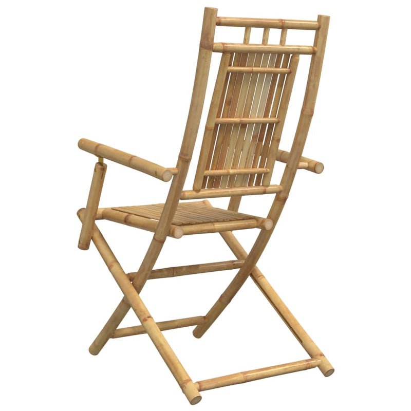 Folding Garden Chairs 6 pcs 53x66x99 cm Bamboo