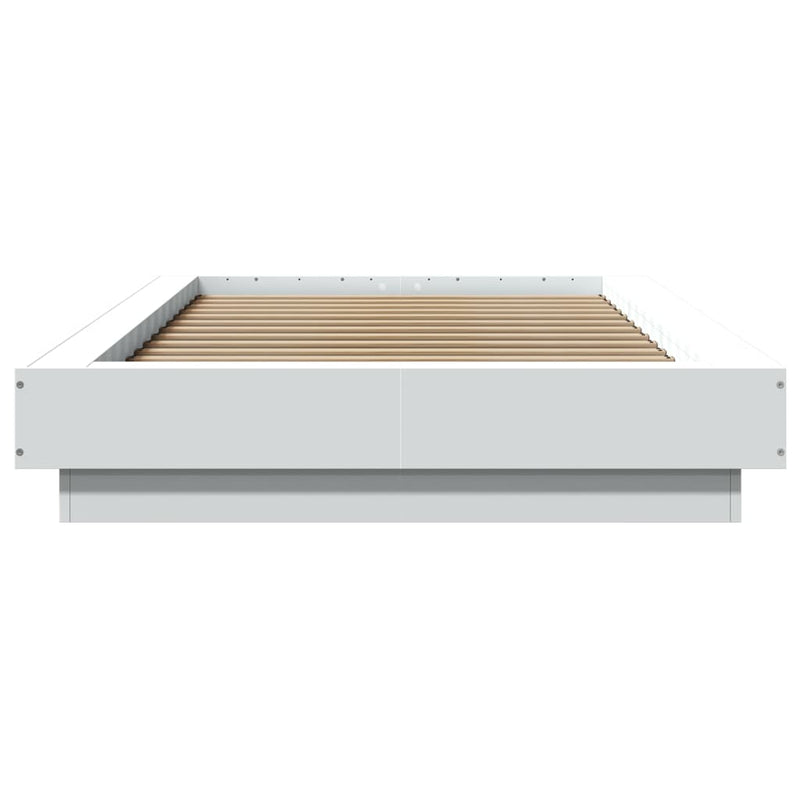 Bed Frame without Mattress White 90x190 cm