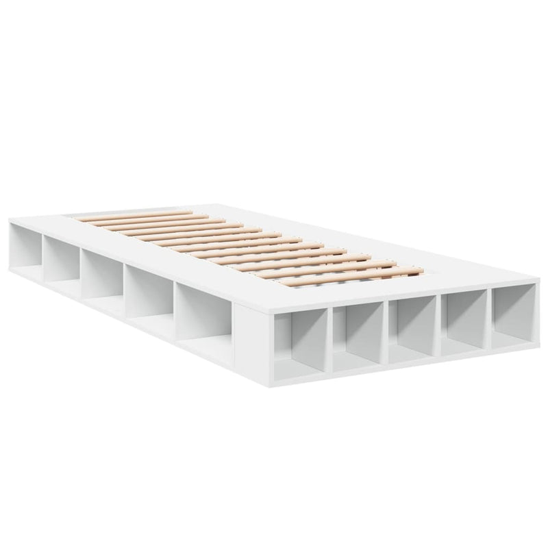 Bed Frame without Mattress White 90x190 cm