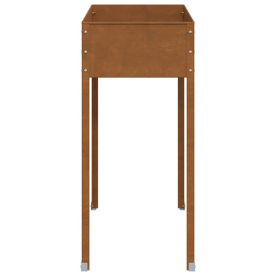 Garden Planter 100.5x40.5x90 cm Weathering Steel