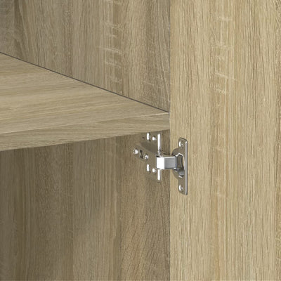 Storage Cabinet Sonoma Oak 70x42.5x225 cm Engineered Wood