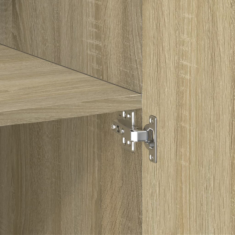 Storage Cabinet Sonoma Oak 70x42.5x225 cm Engineered Wood