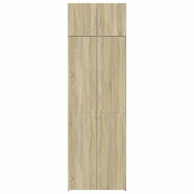 Storage Cabinet Sonoma Oak 70x42.5x225 cm Engineered Wood
