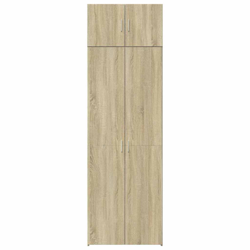 Storage Cabinet Sonoma Oak 70x42.5x225 cm Engineered Wood