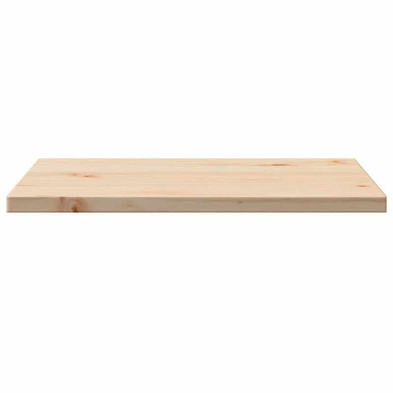 Table Top 50x50x1.7 cm Square Solid Wood Pine