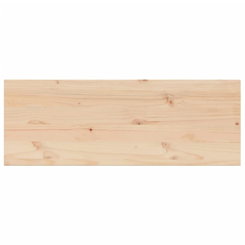 Table Top 110x40x1.7 cm Rectangular Solid Wood Pine