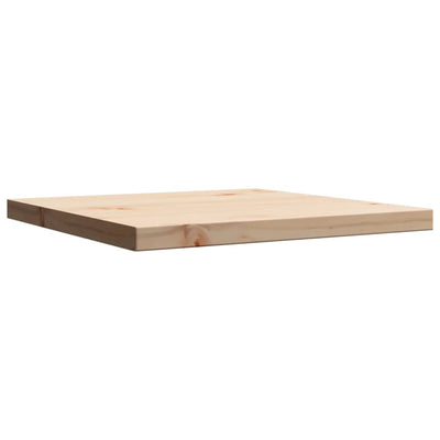 Table Top 40x40x2.5 cm Square Solid Wood Pine