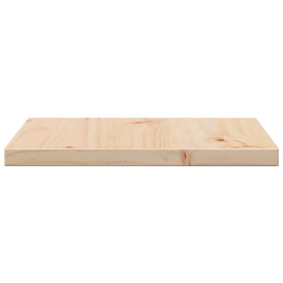 Table Top 40x40x2.5 cm Square Solid Wood Pine