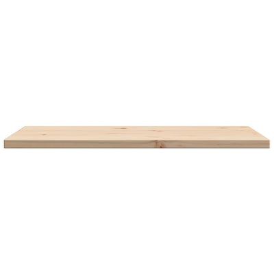 Table Top 80x50x2.5 cm Rectangular Solid Wood Pine