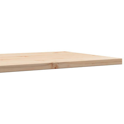 Table Top 80x50x2.5 cm Rectangular Solid Wood Pine