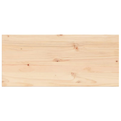 Table Top 90x40x2.5 cm Rectangular Solid Wood Pine