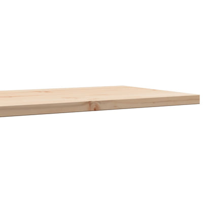 Table Top 90x40x2.5 cm Rectangular Solid Wood Pine