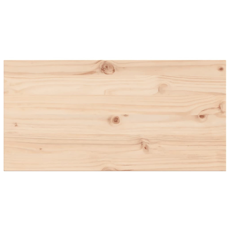 Table Tops 2 pcs 90x45x2.5 cm Rectangular Solid Wood Pine