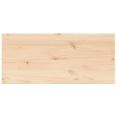 Table Top 100x50x2.5 cm Rectangular Solid Wood Pine