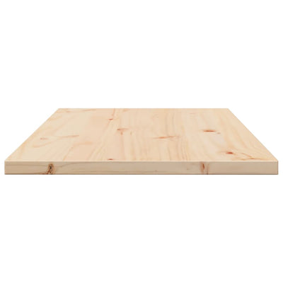 Table Top 100x50x2.5 cm Rectangular Solid Wood Pine