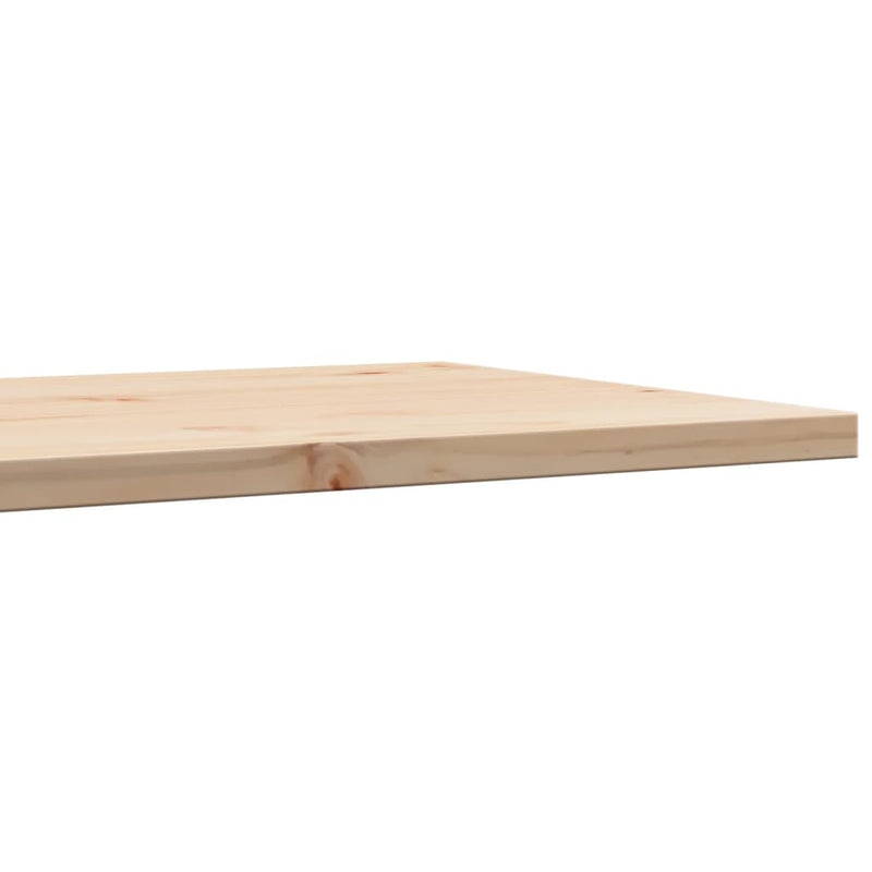 Table Top 100x50x2.5 cm Rectangular Solid Wood Pine