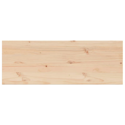 Table Top 110x40x2.5 cm Rectangular Solid Wood Pine