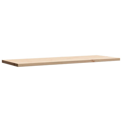 Table Top 110x40x2.5 cm Rectangular Solid Wood Pine