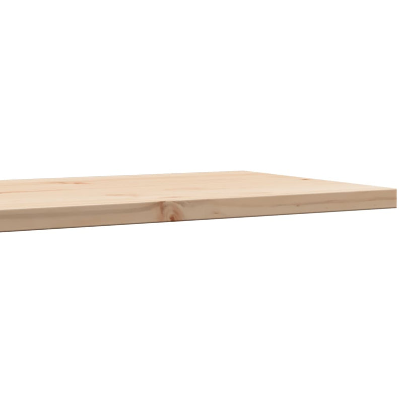 Table Top 110x40x2.5 cm Rectangular Solid Wood Pine