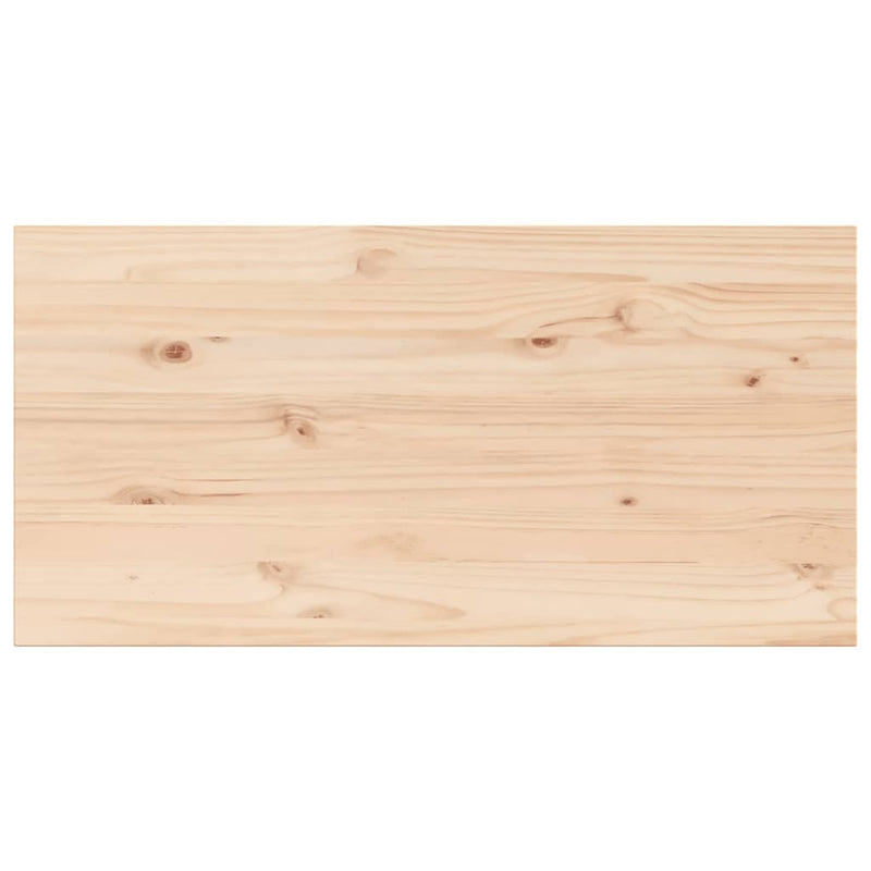 Table Tops 4 pcs 100x50x2.5 cm Rectangular Solid Wood Pine