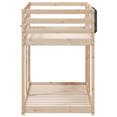 Bunk Bed without Mattress 90x190 cm Solid Wood Pine