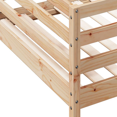 Bunk Bed without Mattress 90x190 cm Solid Wood Pine