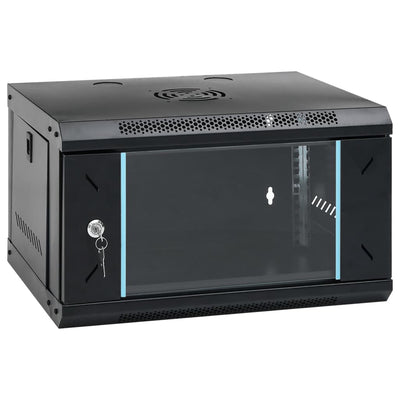 6U Wall Mounted Network Cabinet 19" IP20 53x40x30 cm