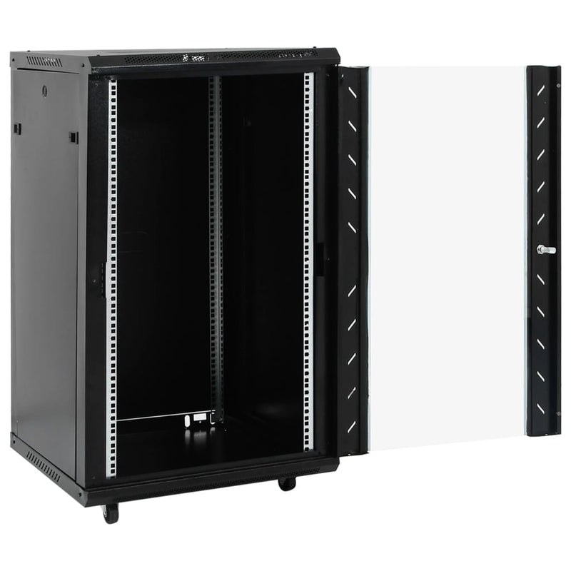 18U Network Cabinet with Swivel Feet 19" IP20 60x60x100 cm