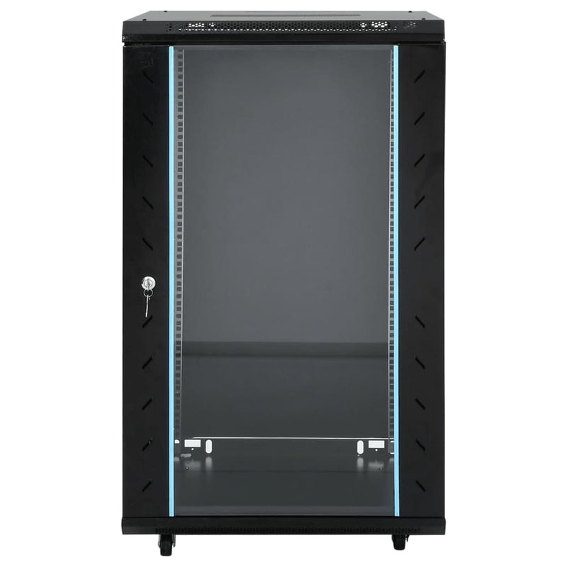 18U Network Cabinet with Swivel Feet 19" IP20 60x60x100 cm