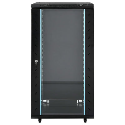 22U Network Cabinet with Swivel Feet 19" IP20 60x60x120 cm