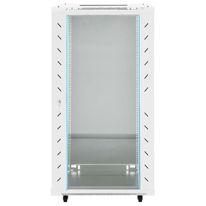 22U Network Cabinet with Swivel Feet 19" IP20 60x60x120 cm