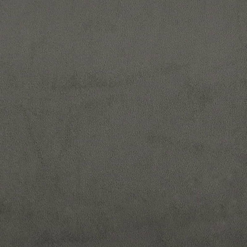 Bed Frame with Headboard Dark Grey 106x203 cm King Single Size Velvet
