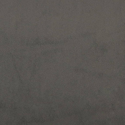 Box Spring Bed with Mattress Dark Grey 106x203 cm King Single Size Velvet