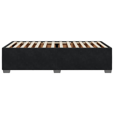 Bed Frame without Mattress Black 90x190 cm Velvet