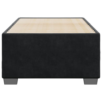 Bed Frame without Mattress Black King Single Velvet