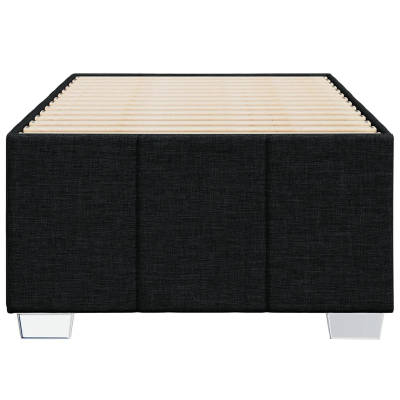 Bed Frame without Mattress Black 90x190 cm Fabric