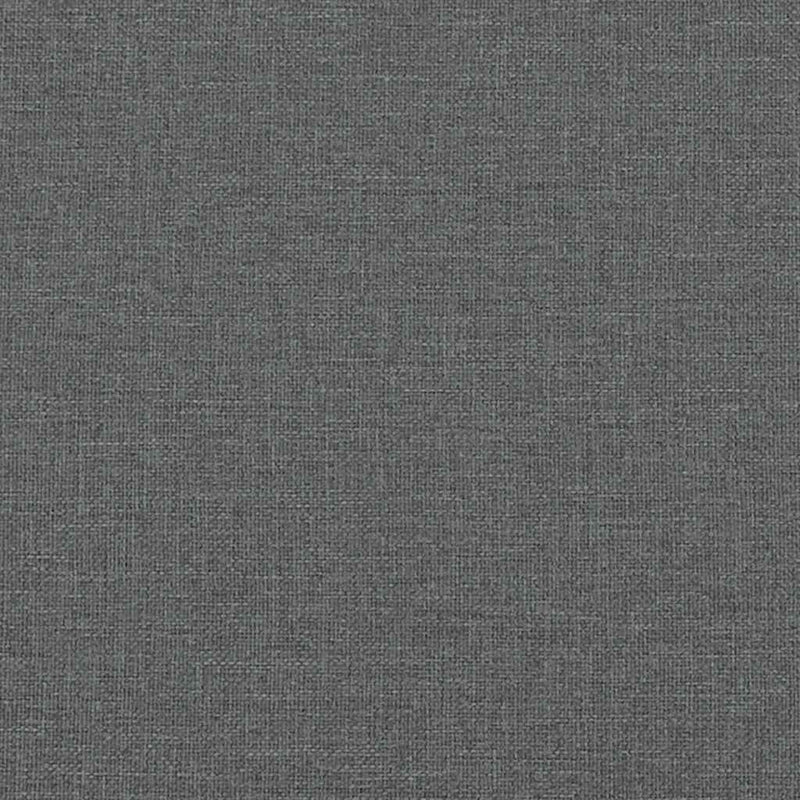 Chaise Lounge with Right Armrest Dark Grey Fabric