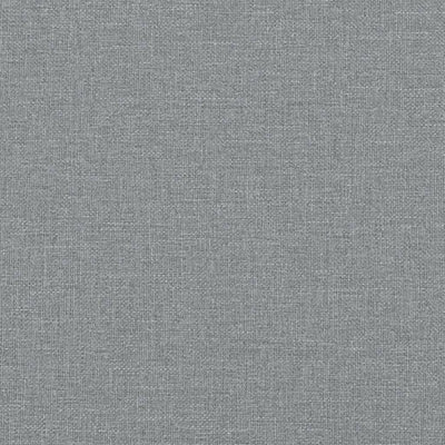 Chaise Lounge with Pillow and Right Armrest Light Grey Fabric