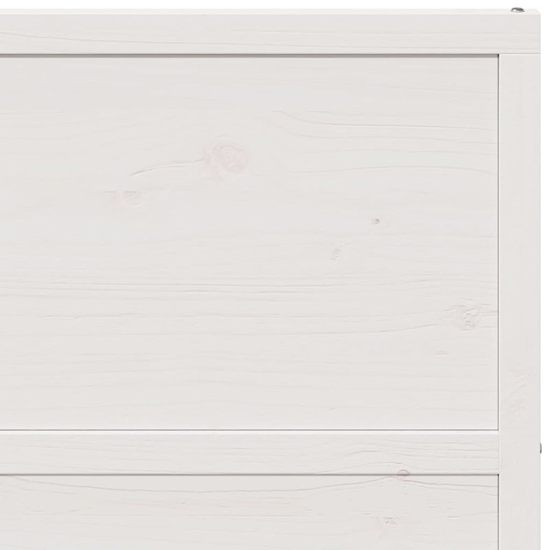 Barn Door White 100x208 cm Solid Wood Pine