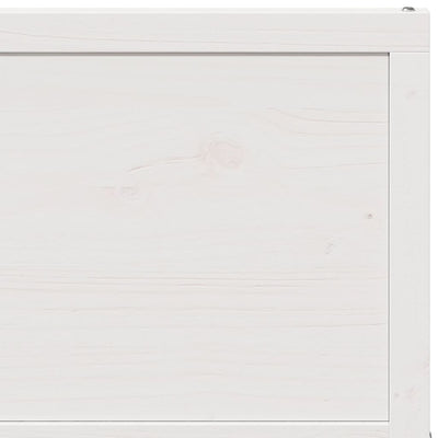 Barn Door White 90x208 cm Solid Wood Pine