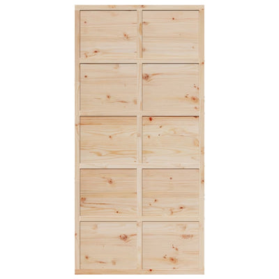 Barn Door 100x208 cm Solid Wood Pine