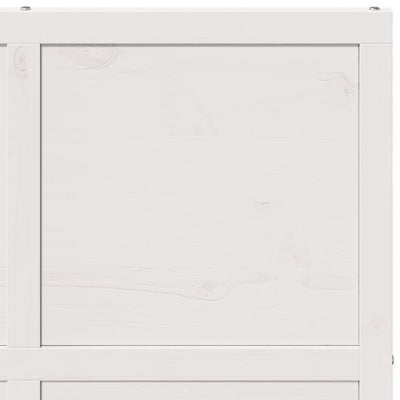 Barn Door White 90x208 cm Solid Wood Pine